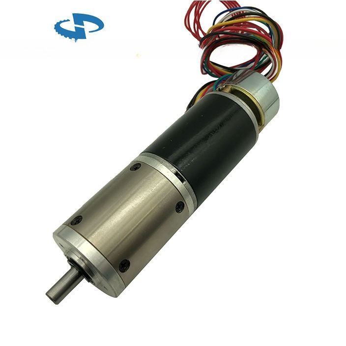42mm Brushless Dc Planetary Gearbox BLDC Micro Motor With Power-off Brakes Optical Encoder Driver Controller Integrated