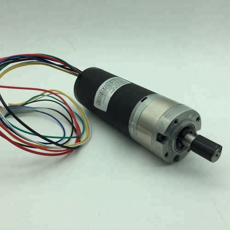 42mm Brushless Dc Planetary Gearbox BLDC Micro Motor With Power-off Brakes Optical Encoder Driver Controller Integrated