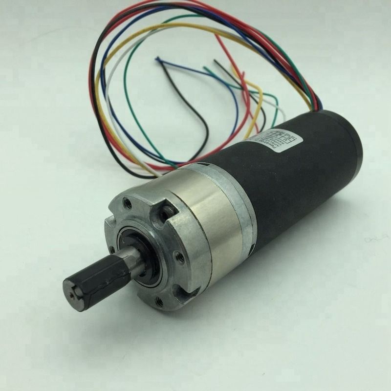 42mm Brushless Dc Planetary Gearbox BLDC Micro Motor With Power-off Brakes Optical Encoder Driver Controller Integrated