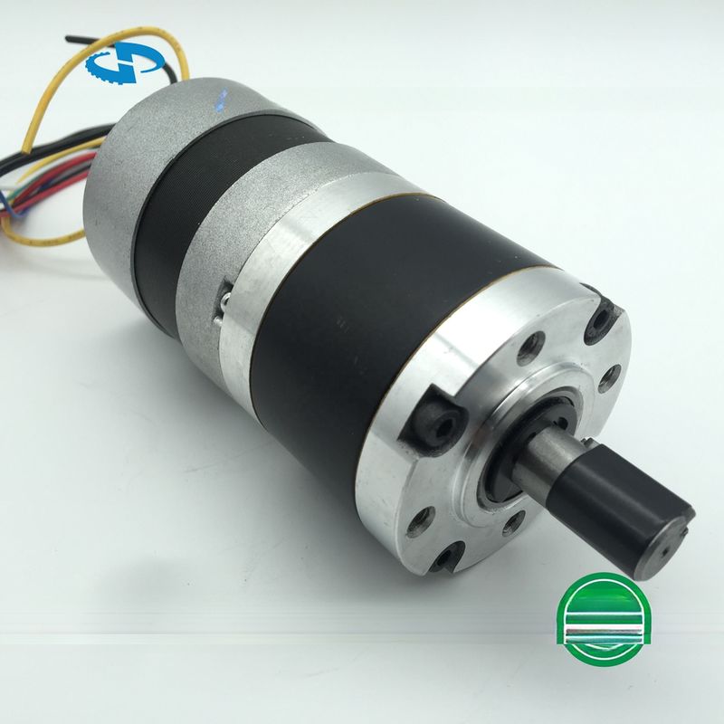 57mm High Torque Brushless DC Planetary Gear Motor 12v 24v 36v 48v With Helical Reducer Gearbox Long Life Low Noise