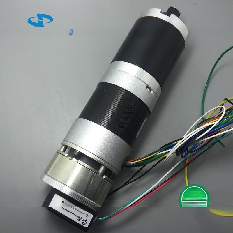 57mm High Torque Brushless DC Planetary Gear Motor 12v 24v 36v 48v With Helical Reducer Gearbox Long Life Low Noise