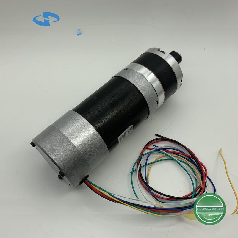 57mm High Torque Brushless DC Planetary Gear Motor 12v 24v 36v 48v With Helical Reducer Gearbox Long Life Low Noise