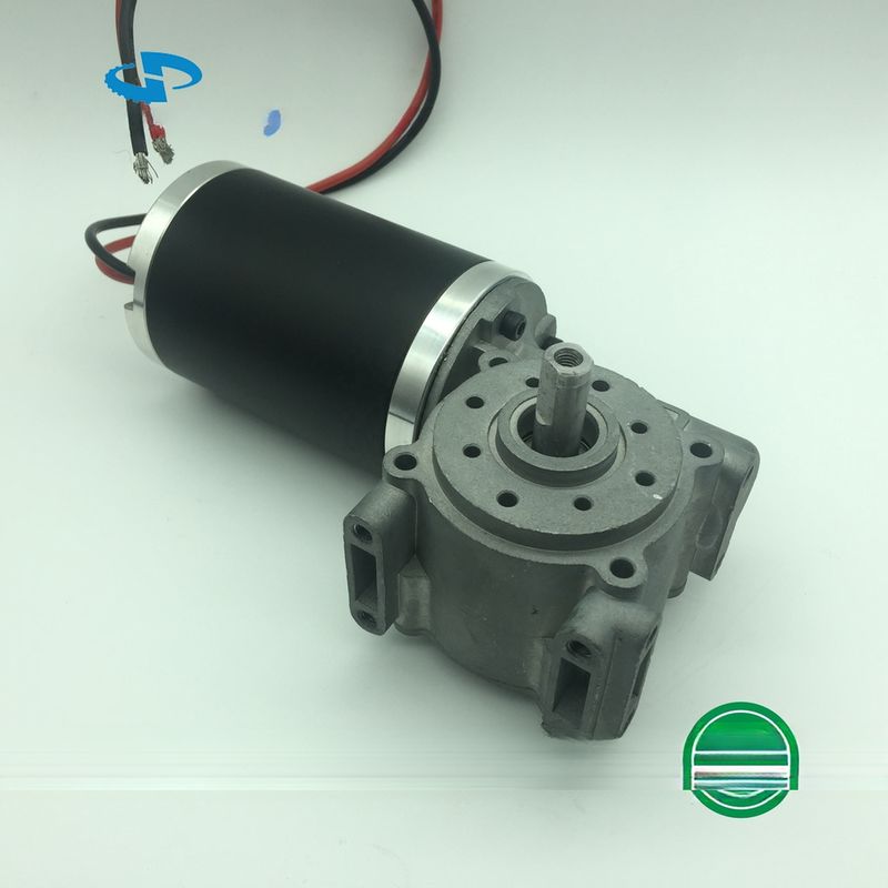 63WG.63ZYT 12V 24V DC Worm Drive Gear Motor Option with Optical Encoder 100cpr To 2000cpr