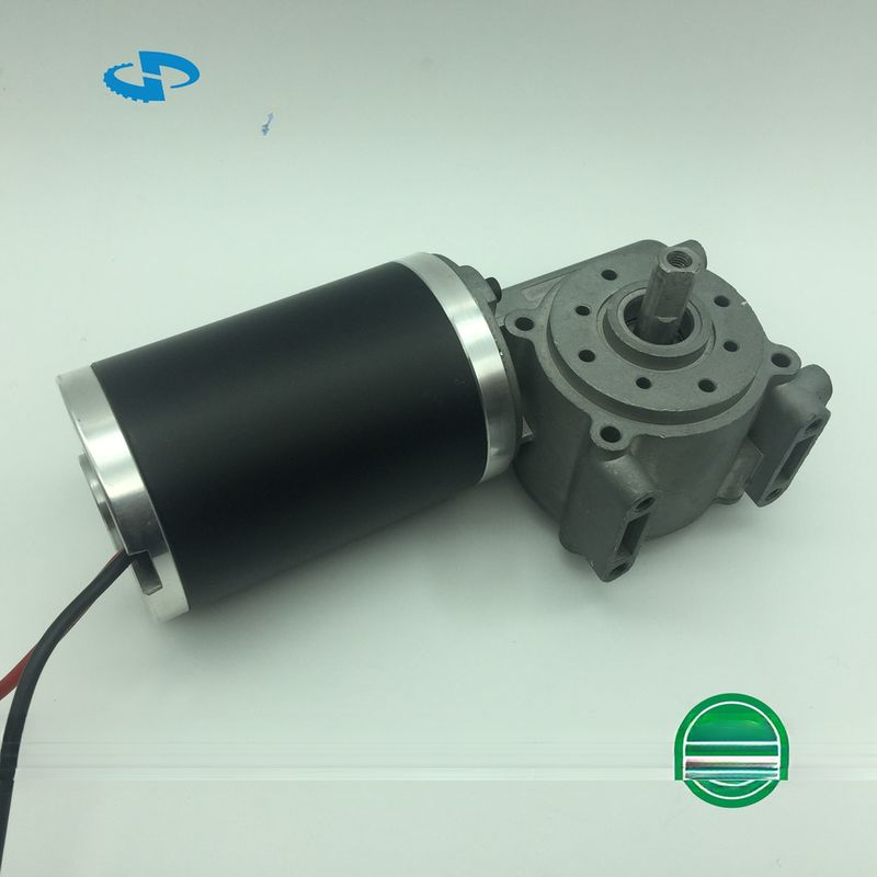 63WG.63ZYT 12V 24V DC Worm Drive Gear Motor Option with Optical Encoder 100cpr To 2000cpr