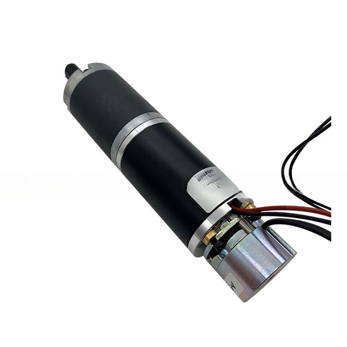 Hard Ferrite Magnet 2 Poles Brush DC Motor O.D42mm Series Option with integrated Gearbox Encoder and Power-off Brakes