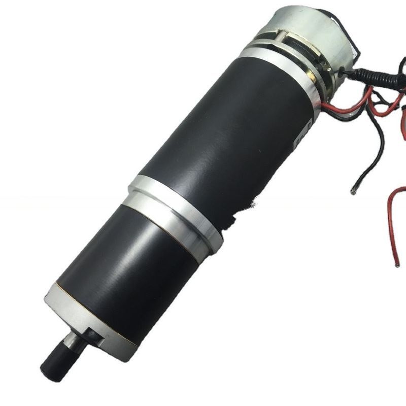 63mm High Torque Brush DC Planetary Gear Motor Option With Optical Encoder And Power Off Brake Integrated