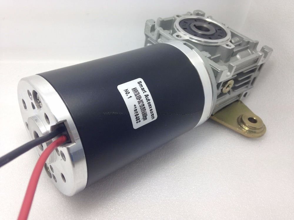 NMRV030.80ZYT Series DC Worm Gear Motor 12v 24v 100w 200w With Worm Gearbox RV030